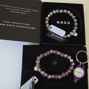 NOGU Iridescent Beaded Bracelet Set